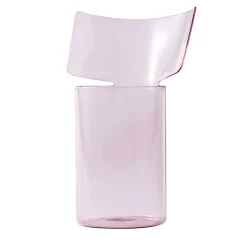 Vaso alto rosa Riflessi