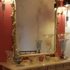 Vaso Arlecchino blu pallido