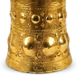 Vaso Auri in ceramica oro di Gabriele Mengoni