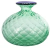 Vaso Balloton verde con bordo blu