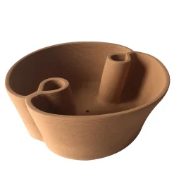 Vaso Bitubo in terracotta