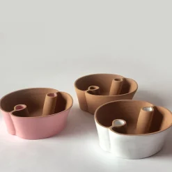 Vaso Bitubo in terracotta