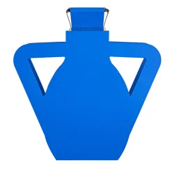 Vaso con coperchio OTTO Blu Majorelle Edizione Limitata in pelle con manico angolare