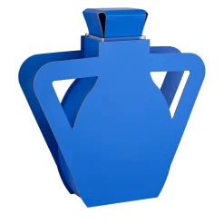 Vaso con coperchio OTTO Blu Majorelle Edizione Limitata in pelle con manico angolare