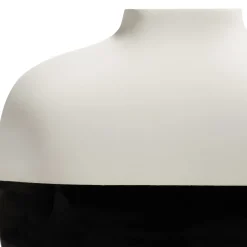 Vaso corto Palma Bianco e Nero