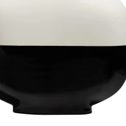 Vaso corto Palma Bianco e Nero