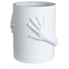 Vaso decorativo bianco Obice David's Hands
