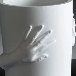 Vaso decorativo bianco Obice David's Hands