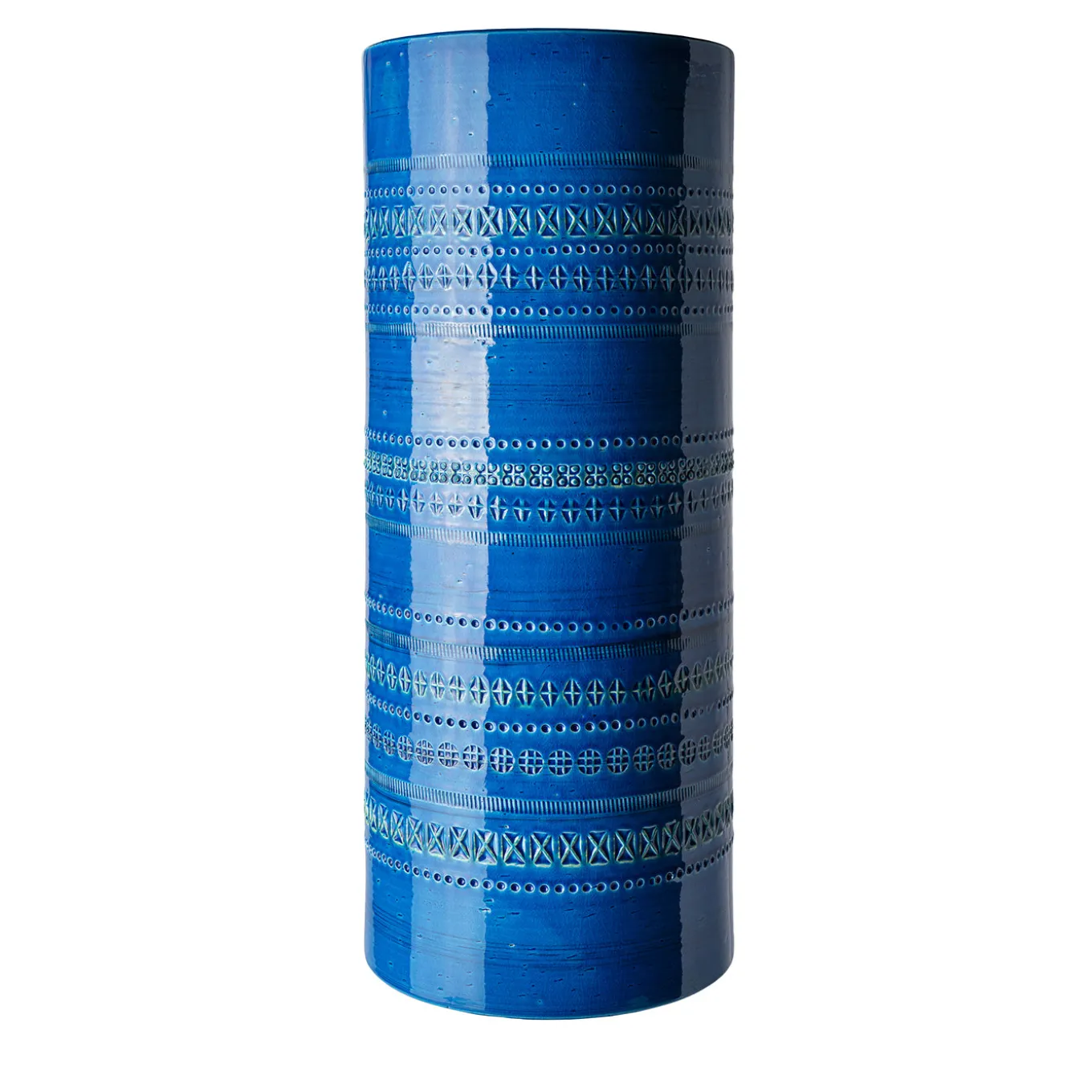 Vaso Decorativo e Portombrelli Blu di Aldo Londi