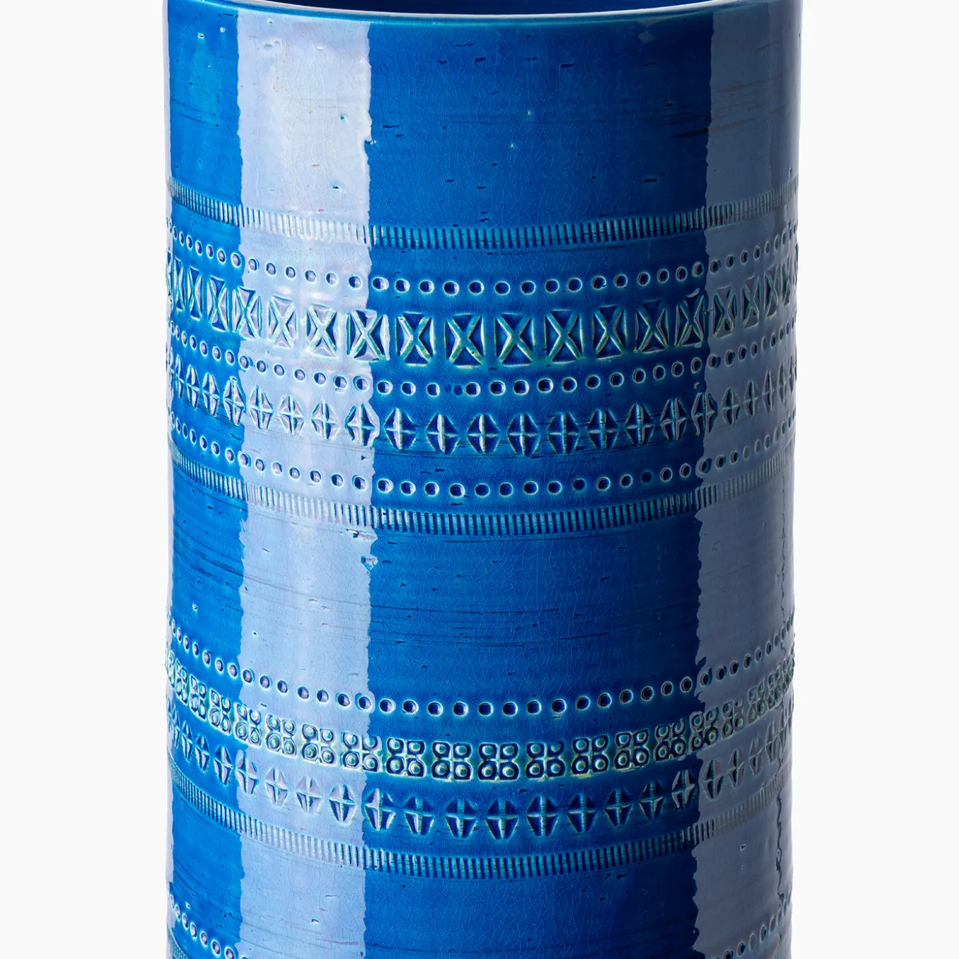 Vaso Decorativo e Portombrelli Blu di Aldo Londi