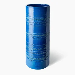 Vaso Decorativo e Portombrelli Blu di Aldo Londi