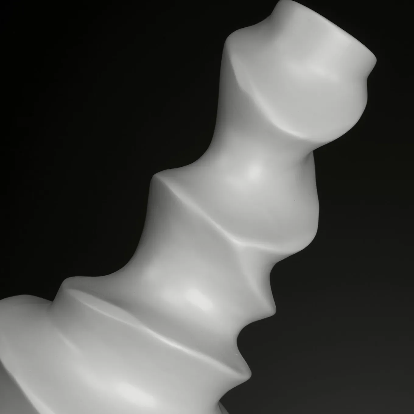 Vaso decorativo grigio piccolo Sharp Pei