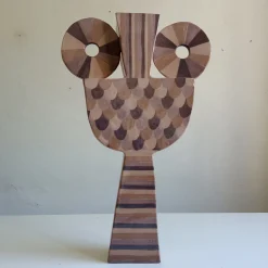 Vaso Decorativo Otello in Terracotta Marrone