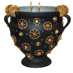 Vaso etrusco nero