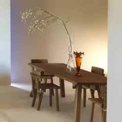 Vaso Florian II arancione e trasparente di Borek Sipek