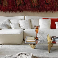 Vaso Florian II arancione e trasparente di Borek Sipek