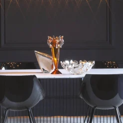 Vaso Florian II arancione e trasparente di Borek Sipek