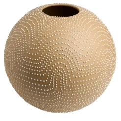 Vaso giallo Arkadia di Stefania Vasques