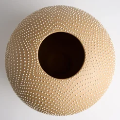 Vaso giallo Arkadia di Stefania Vasques