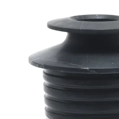 Vaso grande Capua in marquina nera di Ivan Colominas