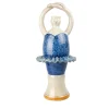 Vaso in ceramica blu Ballerina