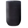 Vaso in ceramica nera Palm Beach