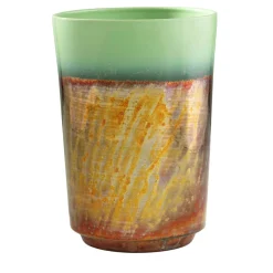 Vaso in Ceramica Policromatico Riflesso Tramonto