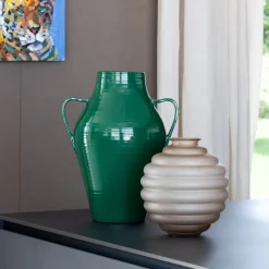 Vaso in Ceramica Quartara Verde