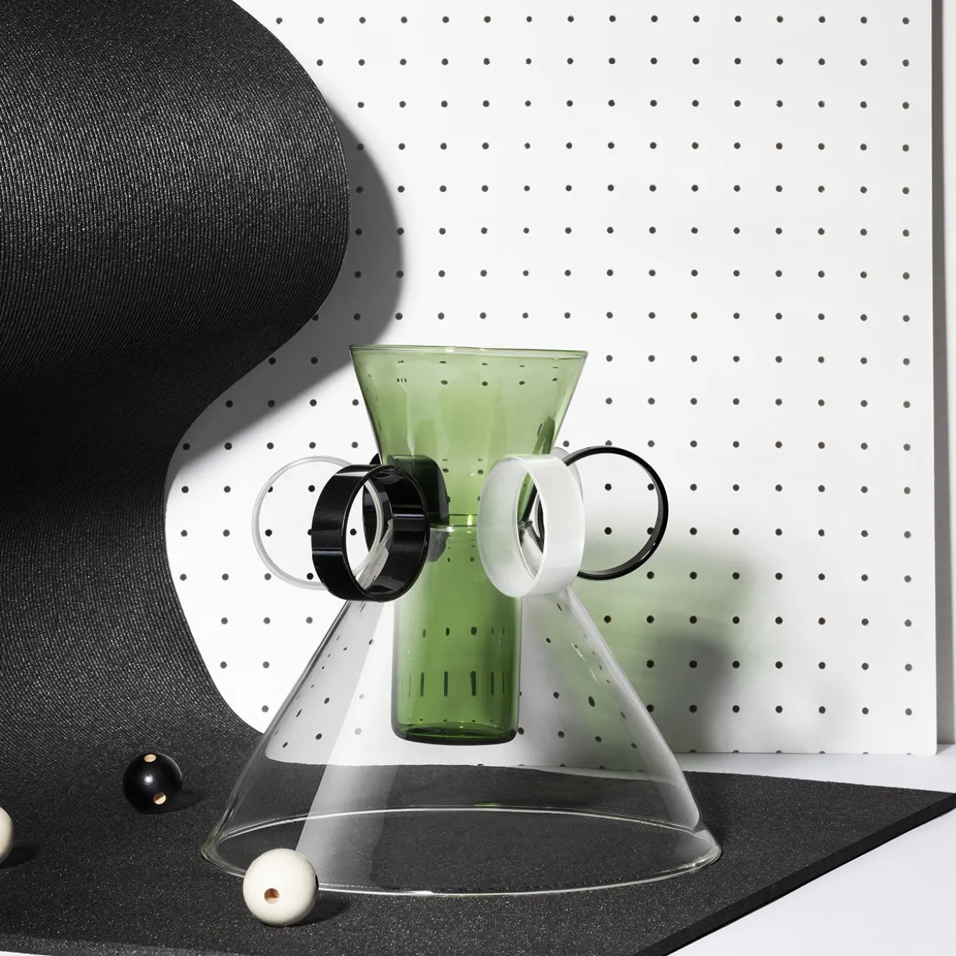 Vaso in vetro soffiato a mano Arabesque 03