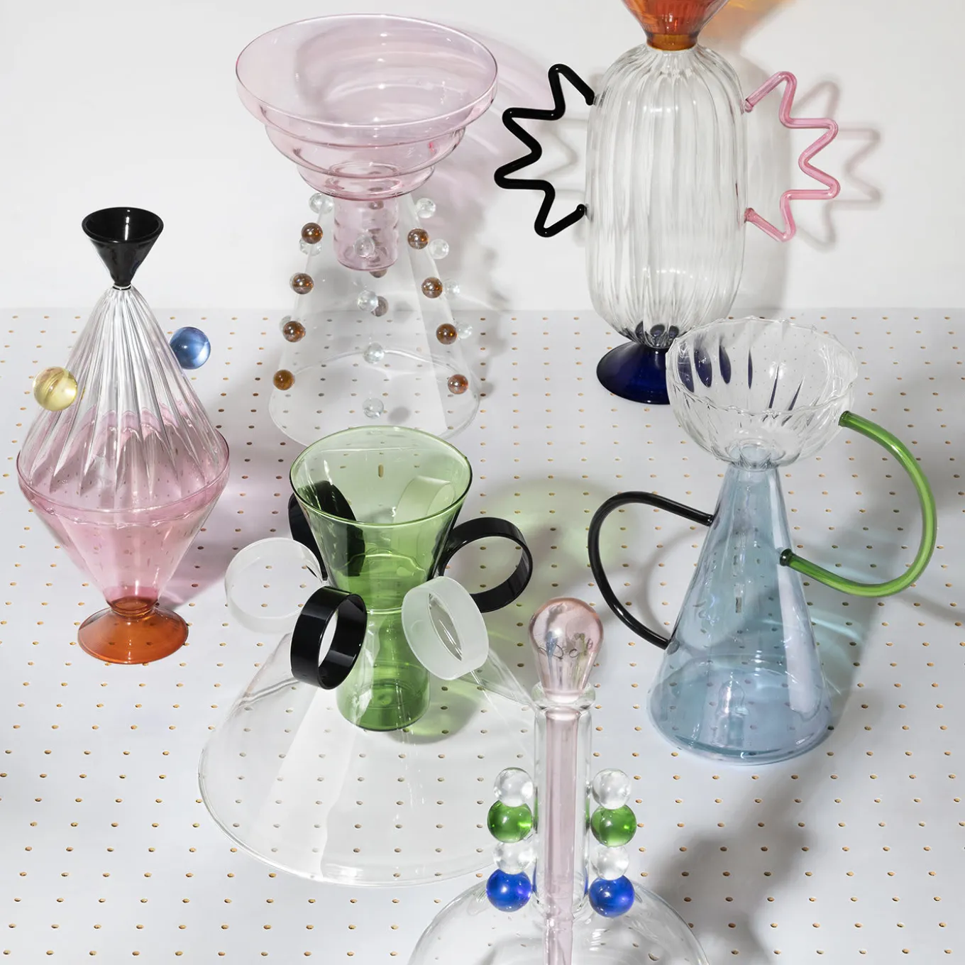 Vaso in vetro soffiato a mano Arabesque 03