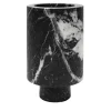 Vaso Inside Out Black Marquina di Karen Chekerdjian