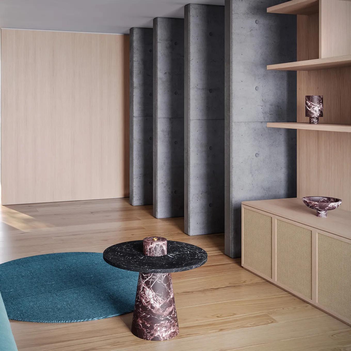 Vaso Inside Out Red Levanto di Karen Chekerdjian