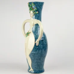 Vaso mediterraneo in ceramica nuda