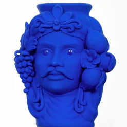 Vaso Oltremare blu Sasà