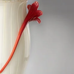 Vaso policromo con fiori Stmat