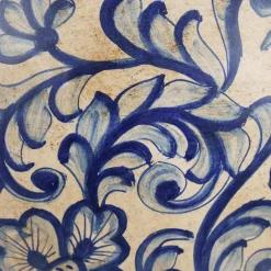 Vaso potiche Antique Blue Peacock