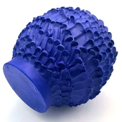 Vaso rotondo grande Onda Matte Deep Blue