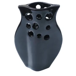 Vaso Schiacciato 2 Nero