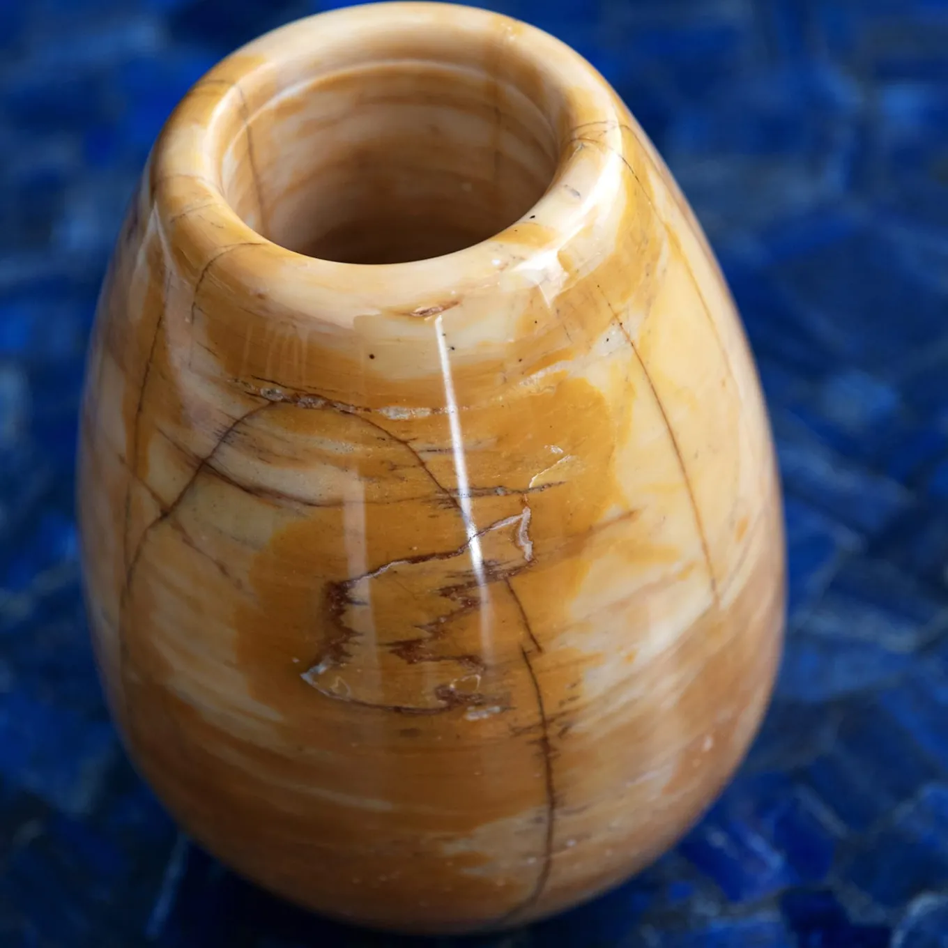 Vaso Siena giallo di Franco Albini