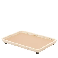 Vassoi rettangolari grandi in pelle e marmo Monza #1