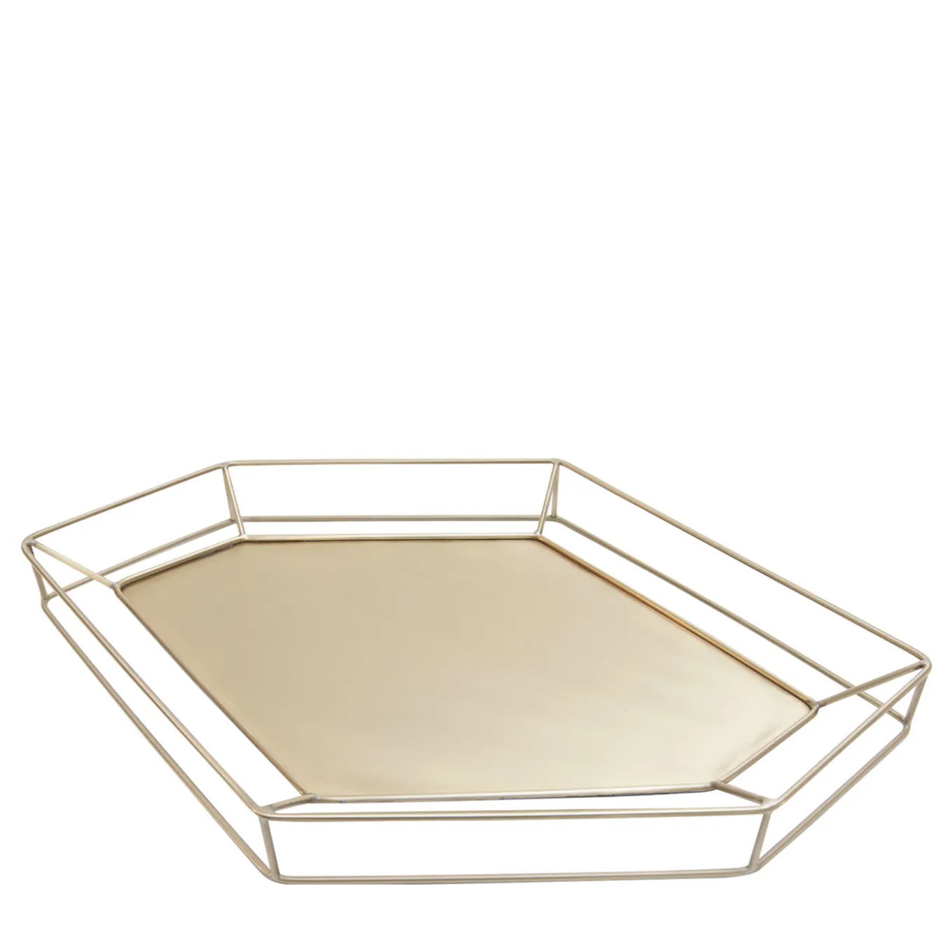 Vassoio aquilone in ottone spazzolato