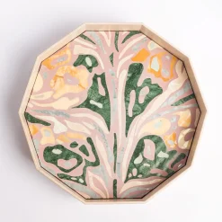 Vassoio decagonale in marmo marmorizzato di Zanellato&Bortotto #4