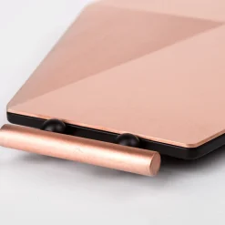 Vassoio esagonale in rame satinato by Chiara Andreatti