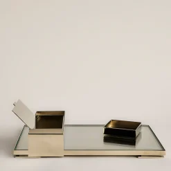 Vassoio Fumatori Multifunzionale Modernist in Acciaio by Joffrey Dappe