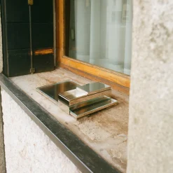 Vassoio Fumatori Multifunzionale Modernist in Acciaio by Joffrey Dappe