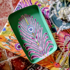 Vassoio in ferro verde di Matthew Williamson