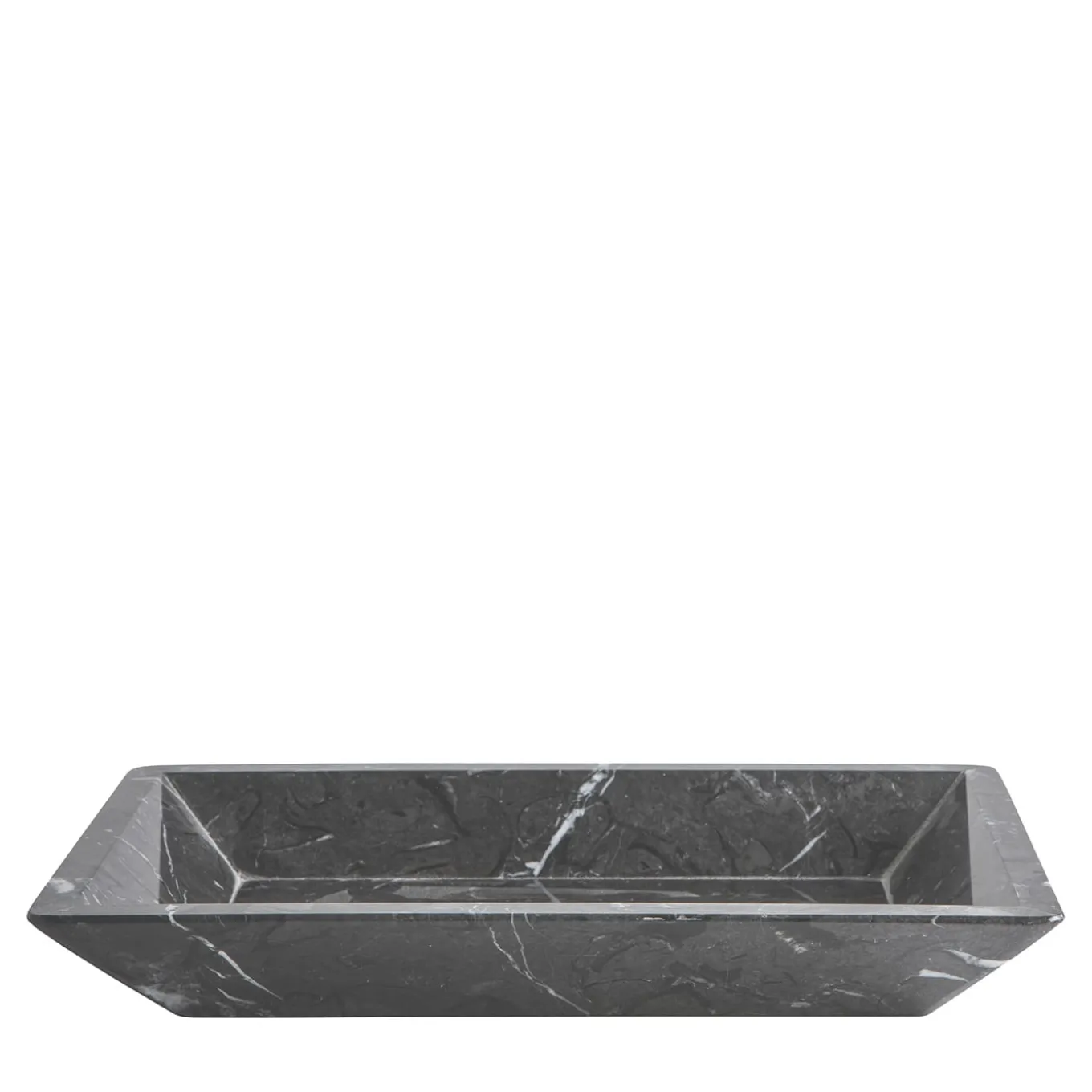 Vassoio in marmo nero Marquina