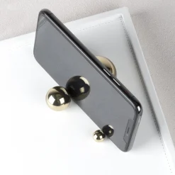 Vassoio in pelle bianco champagne