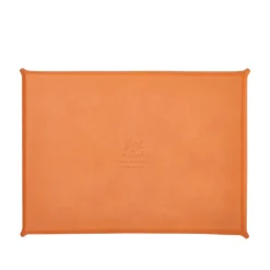 Vassoio medio in pelle caramello