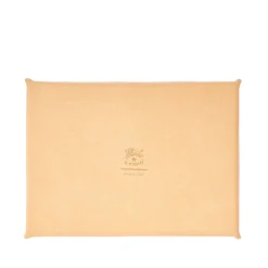 Vassoio medio in pelle naturale